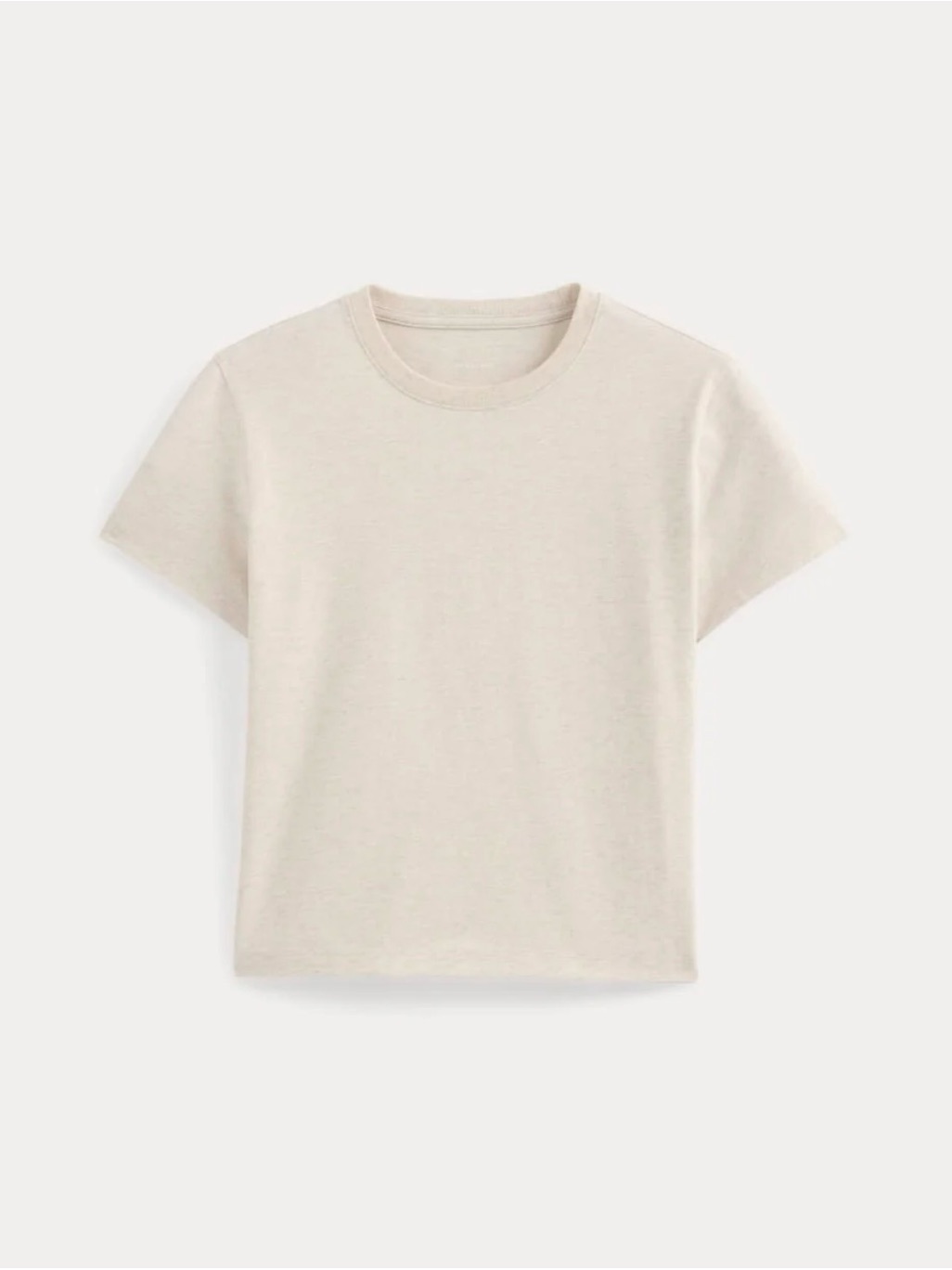 Everlane Women's Box-Cut T-Shirt In Essential Cotton, Heathered Oat, Size Small